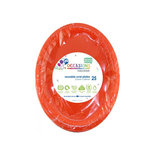 Oval Dinner Plate 20pk