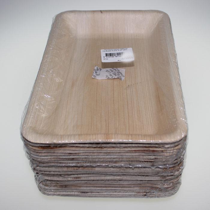 Palm Leaf Rectangle Plate
