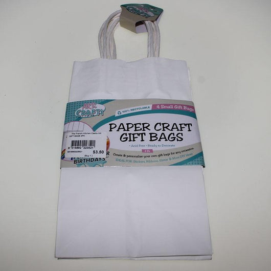 Paper Craft Bags | 4 Packs
