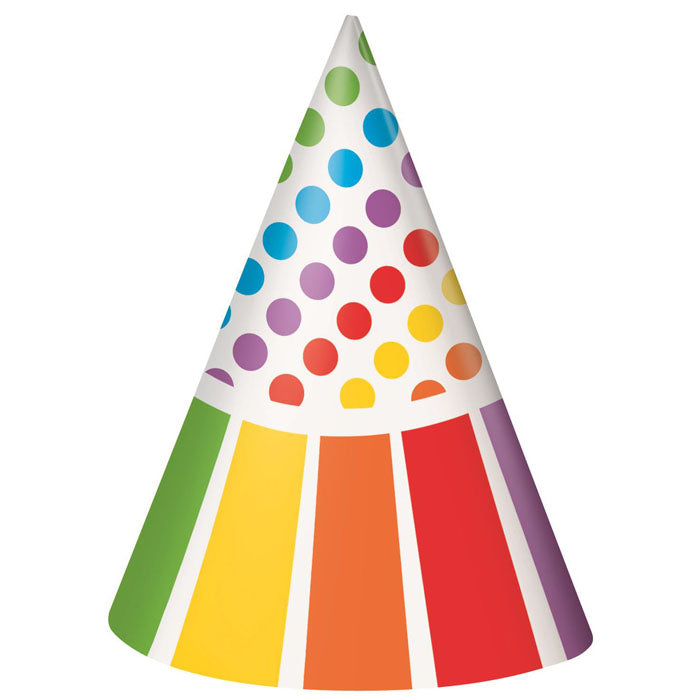 Rainbow Party Hats