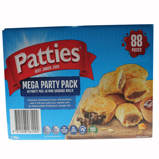 Patties Mega Party Pack Bulk