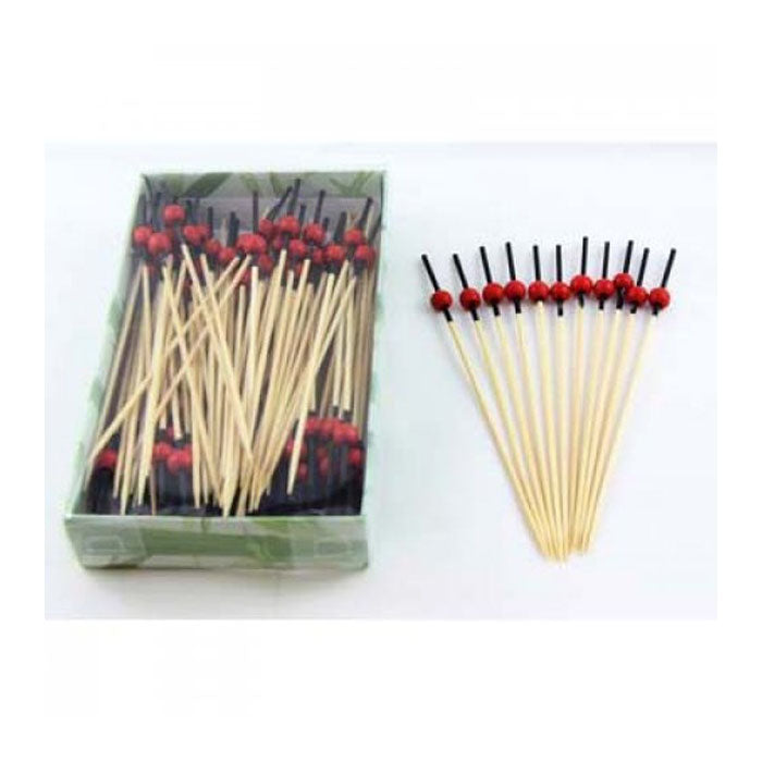 Black & Red Cocktail Pick