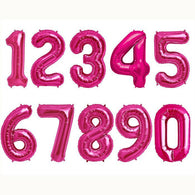 Pink Jumbo Number Foils