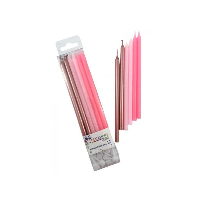 Colourful Slim Candles | The French Kitchen Castle Hill