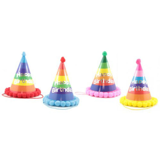 Pompom Hats | Party hats | The French Kitchen Castle Hill 