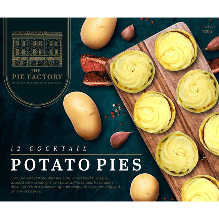 The Pie Factory Potato Pies | 12 pk
