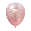 Helium Inflated 30cm Latex Balloons | Classic Happy Birthday