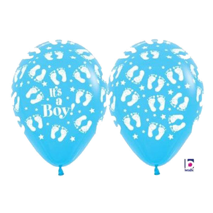 Helium Inflated 30cm Latex Balloons | Baby | Boy or Girl