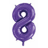 Purple Jumbo Number Foils
