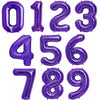 Purple Jumbo Number Foils