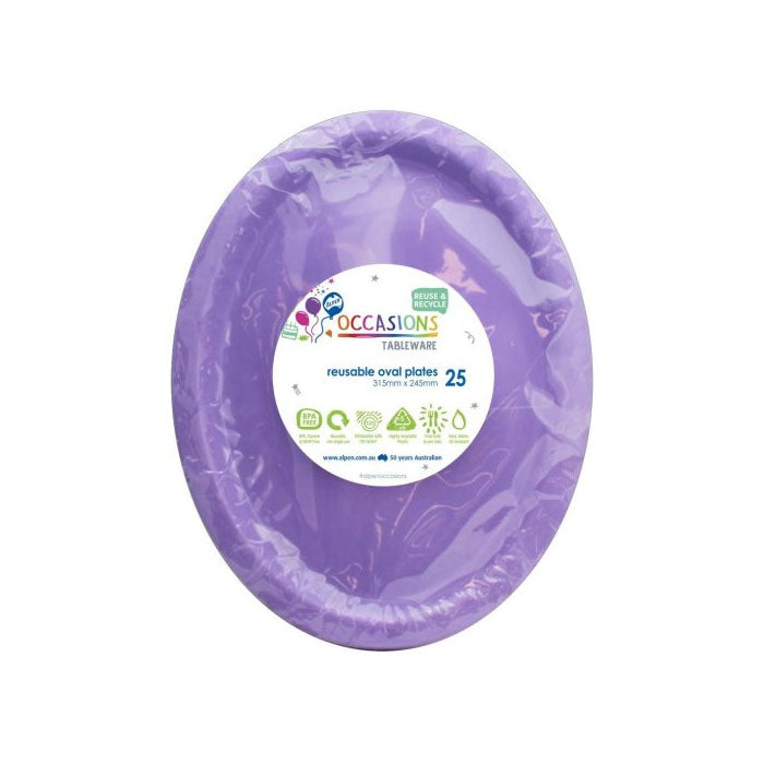 Oval Dinner Plate 20pk