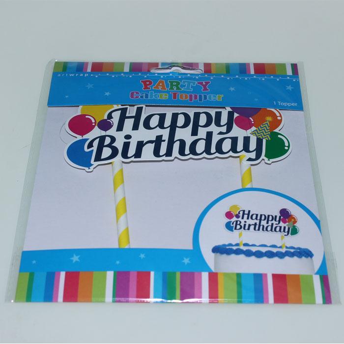 Happy Birthday' Balloon Cake Topper