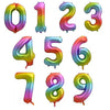 Rainbow Jumbo Number Foils