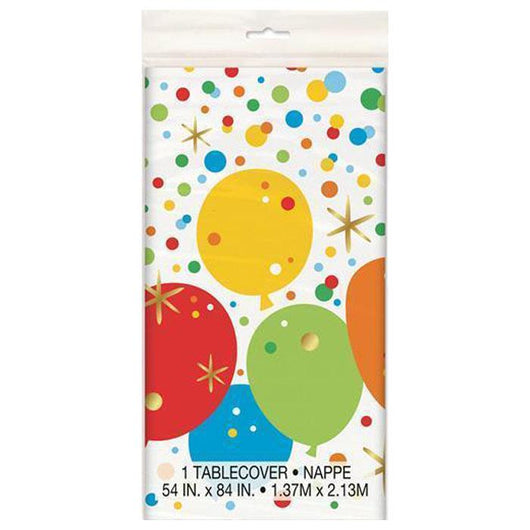 Glizty Balloon Patterned Table Cover