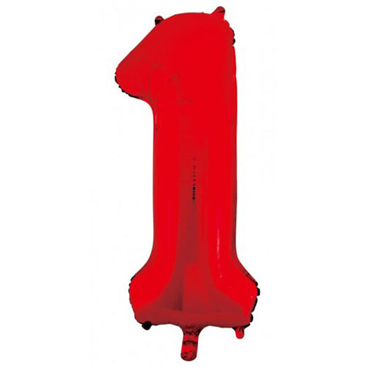 Red Jumbo Number Foils