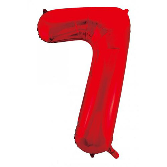 Red Jumbo Number Foils