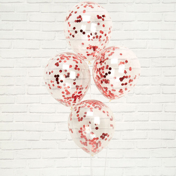 Confetti Balloon Inflation with Helium