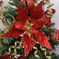 Red Glitter Poinsettia | The French Kitchen Castle Hill