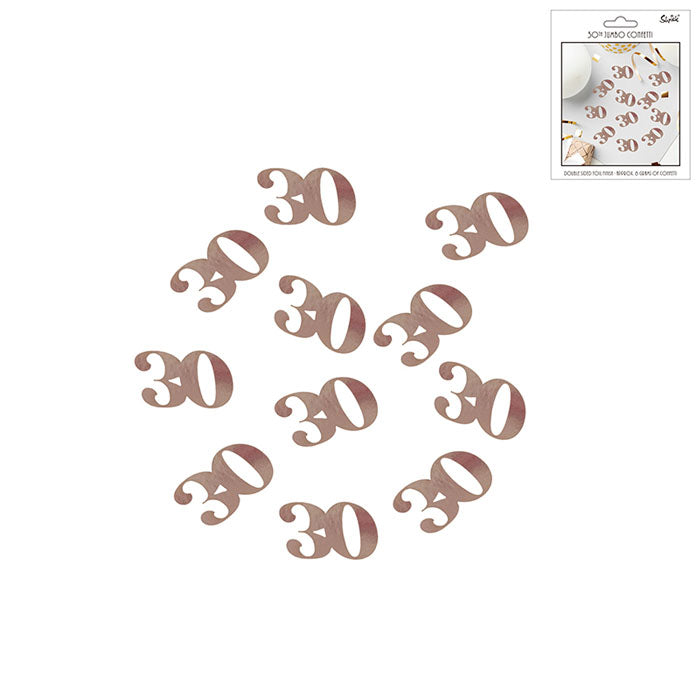 Numbered Jumbo Confetti | The French Kitchen Castle Hill