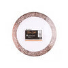 Rose Gold Reusable Plates | 7" Round