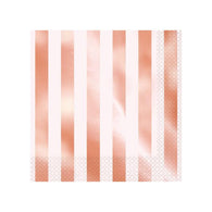 Rose Gold Napkins | Stripes