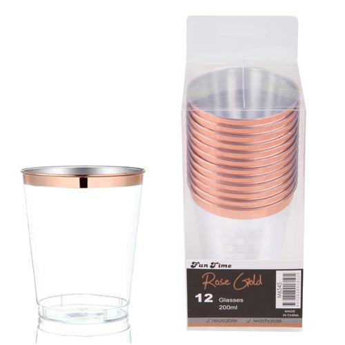 Rose Gold Glasses | Reusable