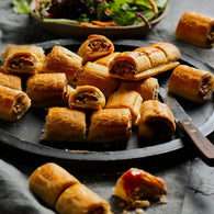 Beef Cocktail Sausage Roll 24pk | Gourmet | The French Kitchen Castle Hill 