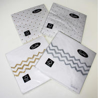 Patterned Lunch Napkins