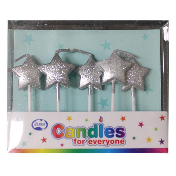 Metallic Glitter Candles