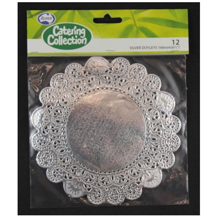 Metallic Paper Doyleys 12 Pack