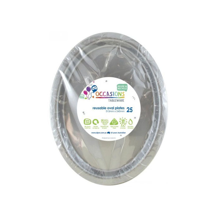 Oval Dinner Plate 20pk