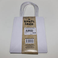 Kraft Bags | 4 Packs | White