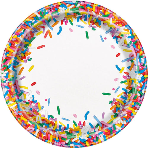 7" Sprinkle Paper Plates | The French Kitchen Castle Hill