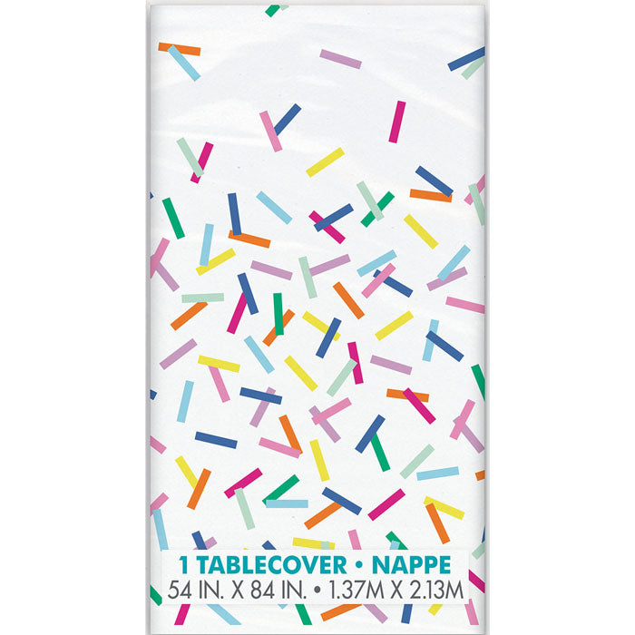 Patterned Sprinkle Table Cover