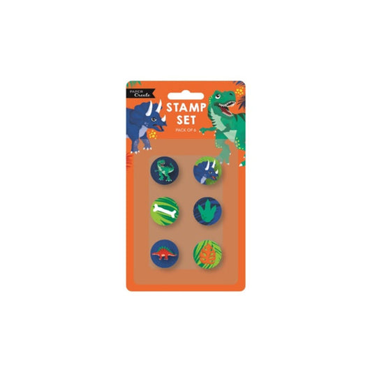 Dinosaur Stamp set 6pk