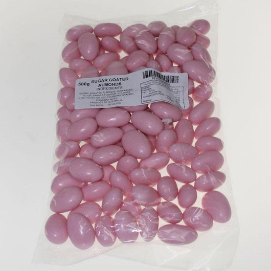 sugar coated almonds pink500g bag