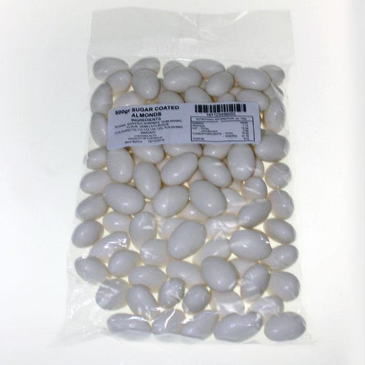 sugar coated almonds mixed coloured 500g bag