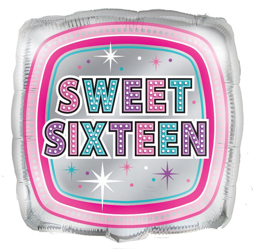 Sweet Sixteen Birthday Foil