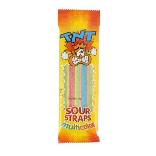 TNT Sour Straps. These are the best sour strap about. Great for a party, fund raising at school or Club. Excellent selection at The French Kitchen Castle Hill