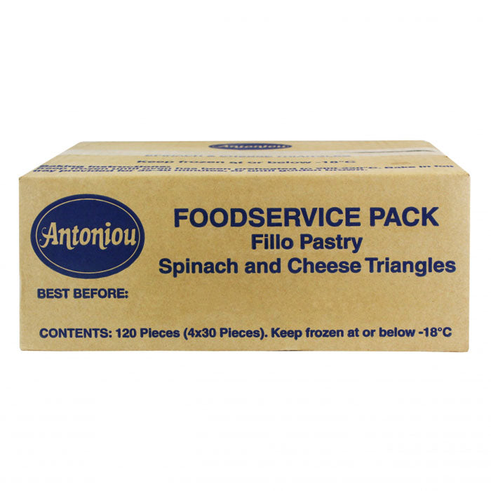 Spinach & Cheese Filo Triangles 120 Pack