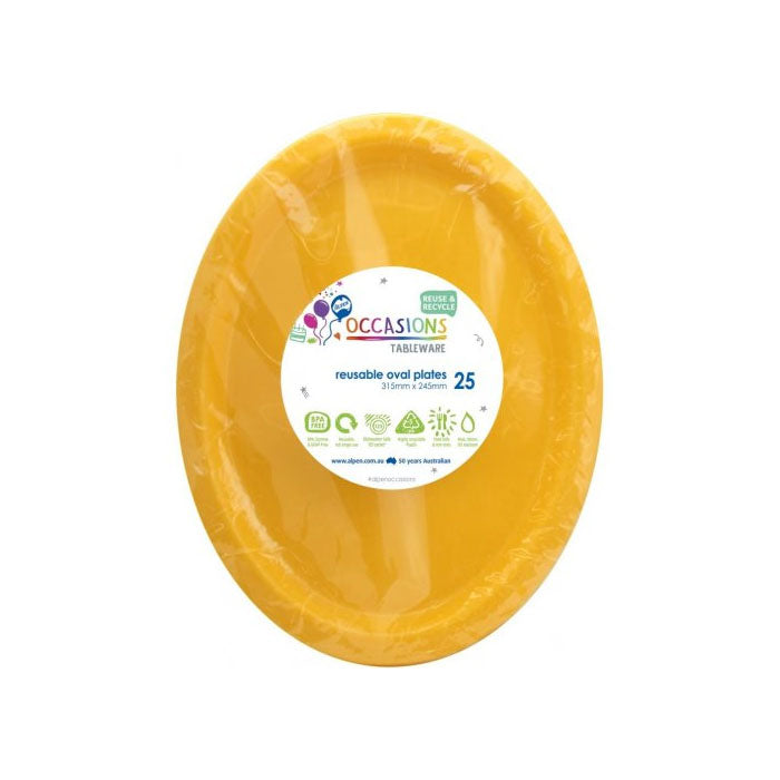 Oval Dinner Plate 20pk